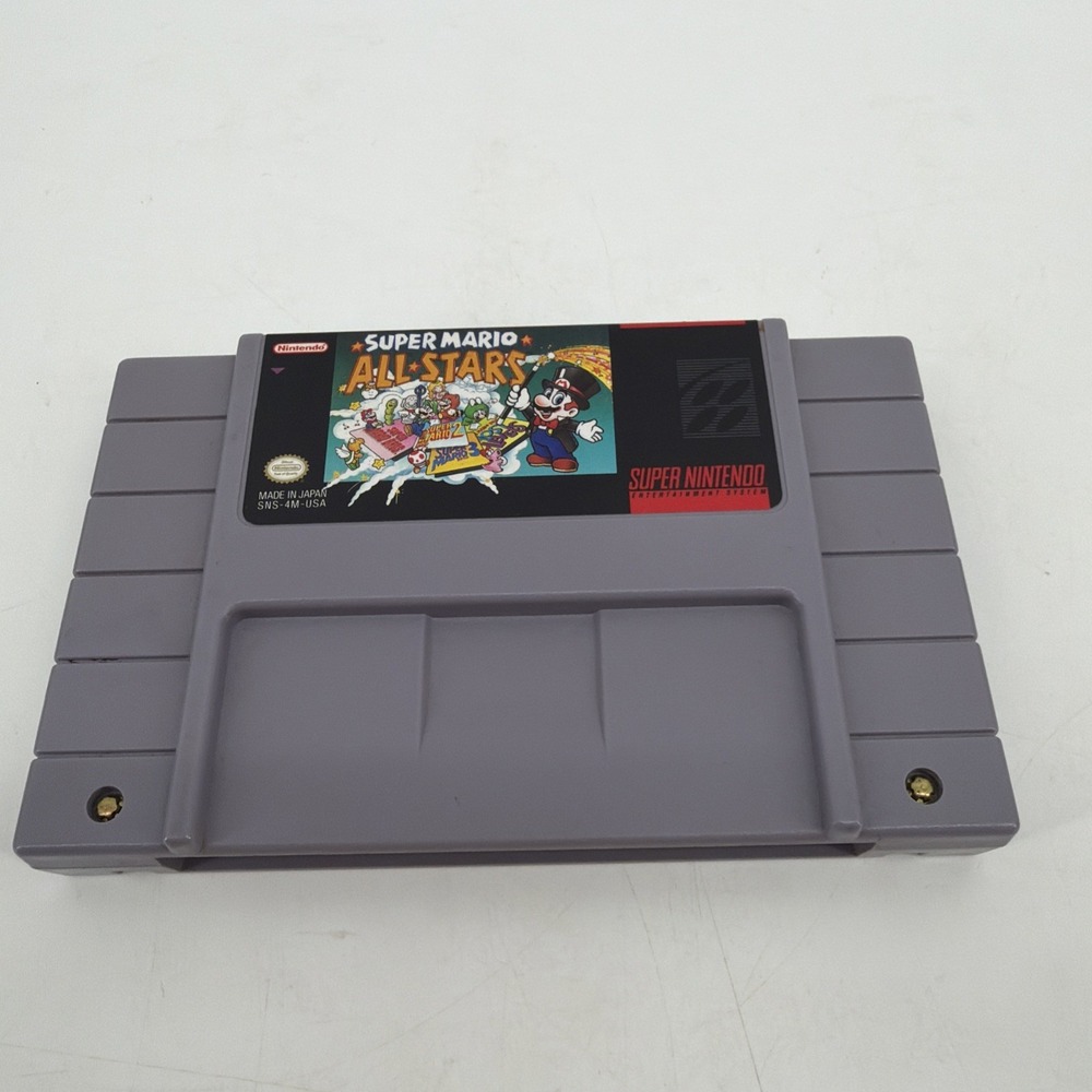 Super Mario All-Stars Nintendo SNES Game Cartridge TESTED